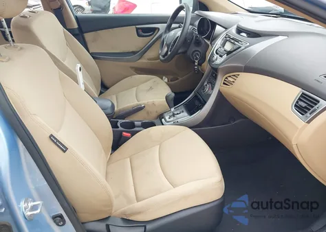 2013 Hyundai Elantra Gls from USA, damaged, VIN KMHDH4AE6DU624309